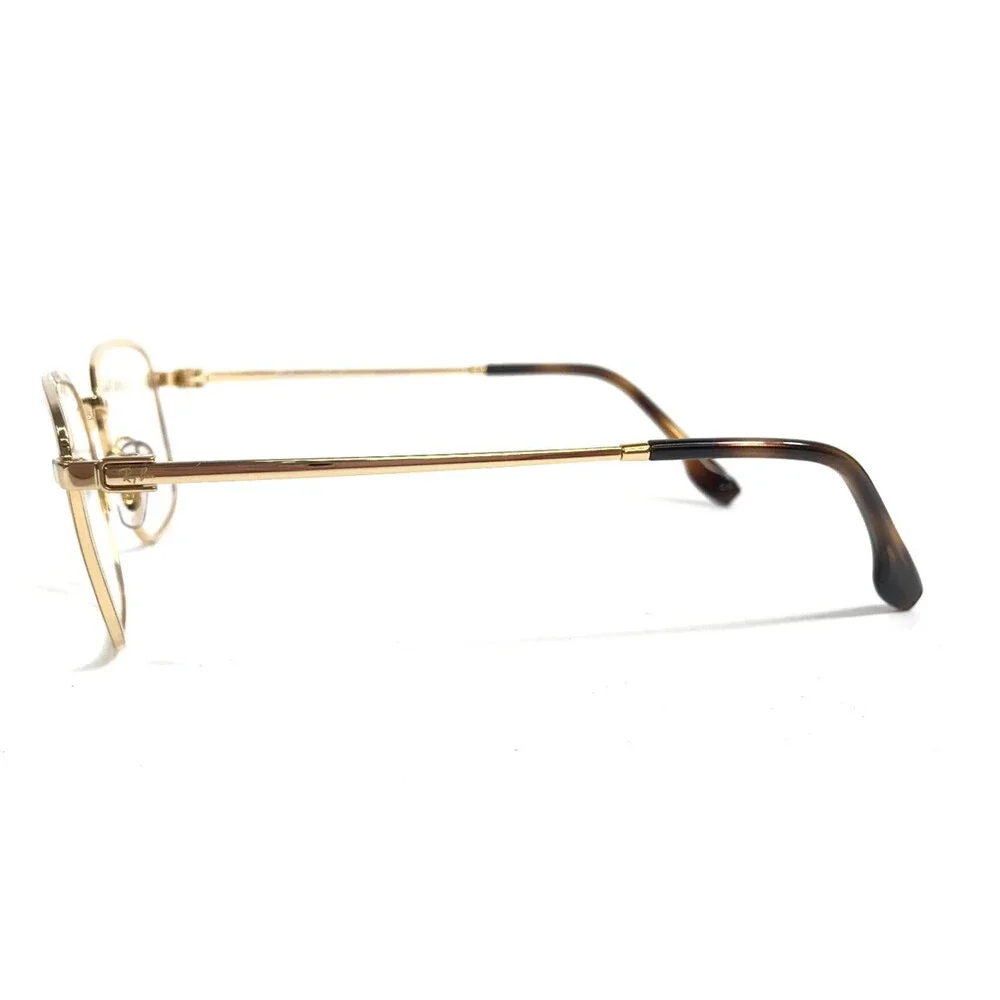 Ray-Ban Eyeglasses Frames RB6511 2500 Arista Gold Rectangle Full Rim 53-19-145